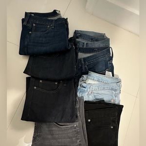Lot of 7 designer jeans